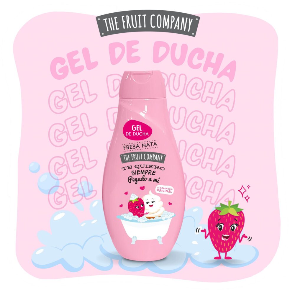 Gel de ducha Fresa-Nata the fruit company