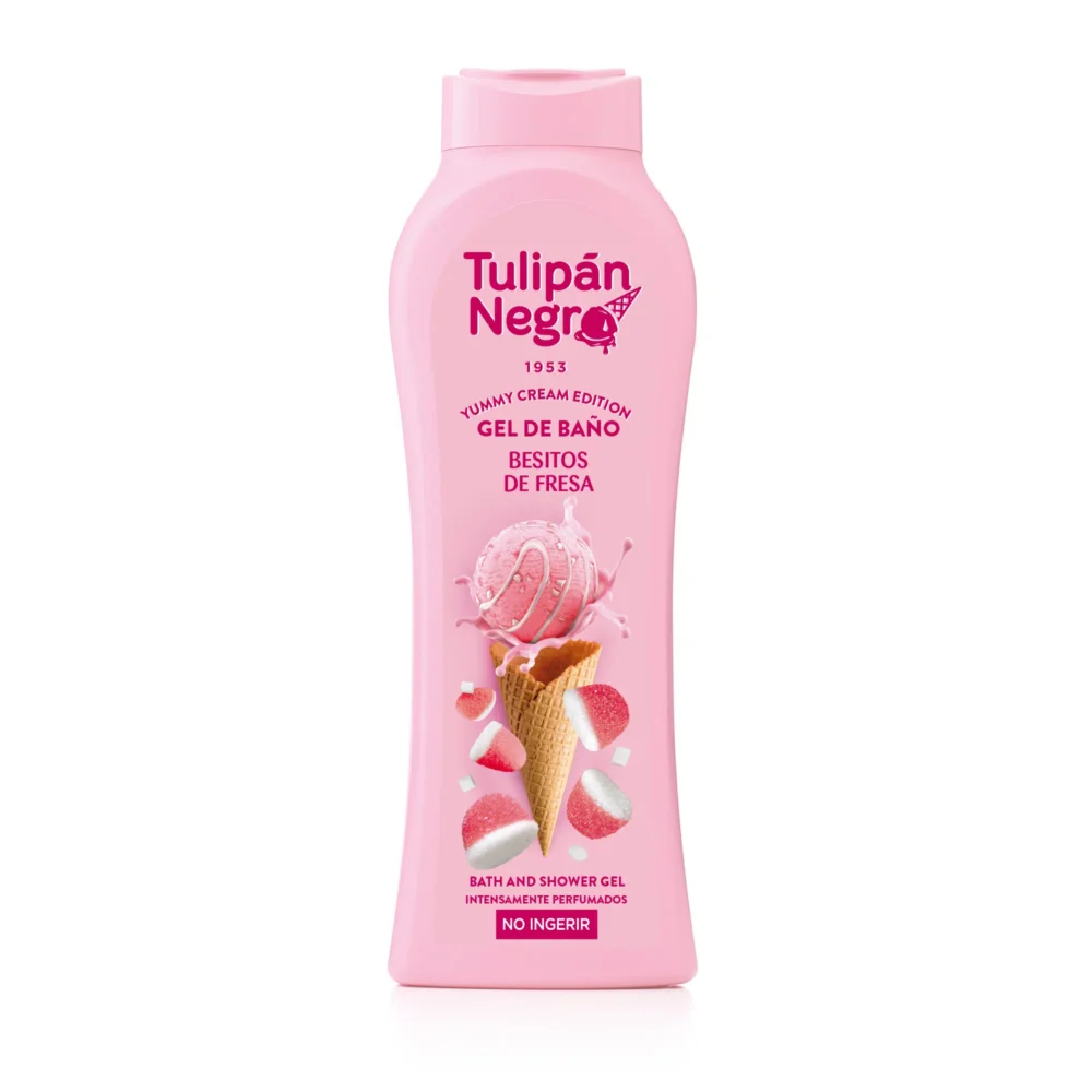 Gel de Baño Besitos de Fresa Tulipán Negro - Image 2