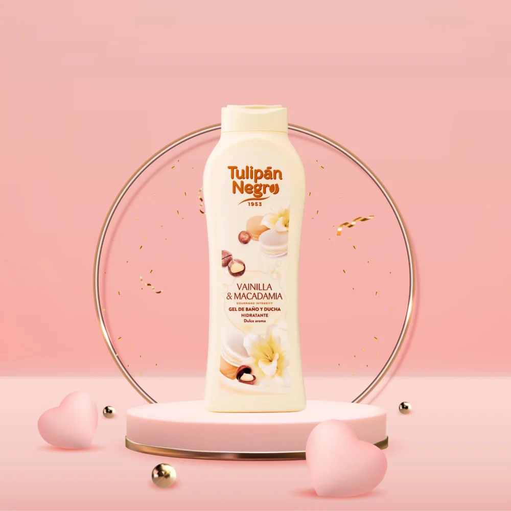 Gel de baño Vainilla y Nueces de Macadamia Tulipán Negro