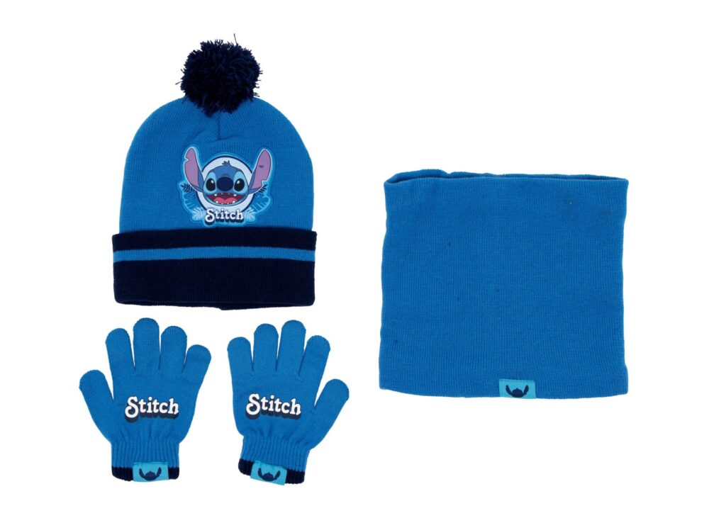 Cojunto Invierno stitch AZUL