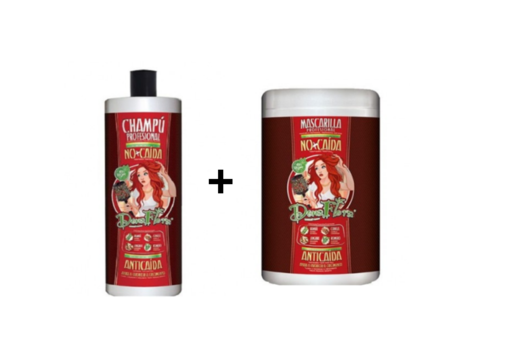 PROMOCIÓN Champú + Acondicionador NO MAS CAIDA – 1 Litro+1 Litro