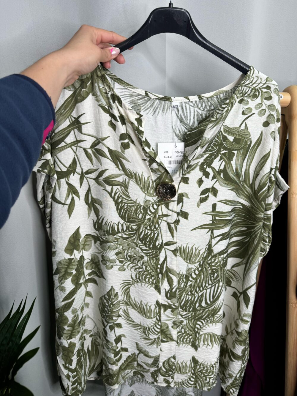 Blusa verde XL-2XL